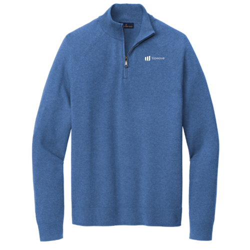 Upwave Mens Brooks Brothers Cotton Stretch Quarter-Zip