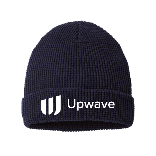 Upwave Waffle Knit Cuffed Beanie