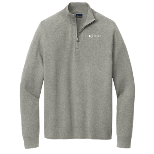 Upwave Mens Brooks Brothers Cotton Stretch Quarter-Zip