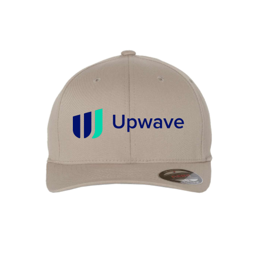 Upwave Flexfit Hat - White-Khaki