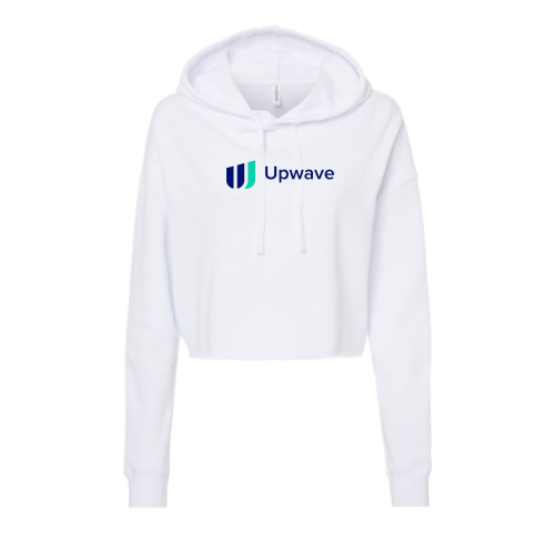 Upwave Womens Lightweight Crop Hooded Sweatshirt