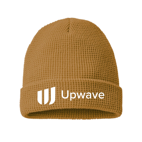 Upwave Waffle Knit Cuffed Beanie